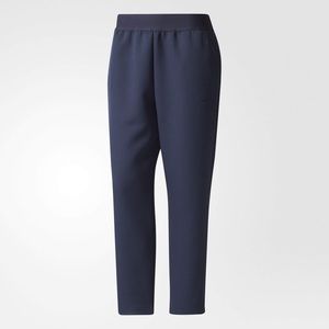 Adidas Originals Navy Cropped Tapered Pull On 'Chicago' Pants Medium BQ7869